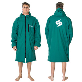 Poncho Ponczo Kurtka Story Change Robe Morska Zieleń