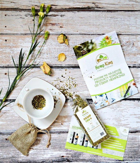 Susz konopny CBD/CBA– herbata 40g