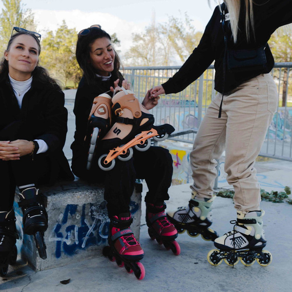 Rolki Uniwersalne Inline STORY Trust Brązowy