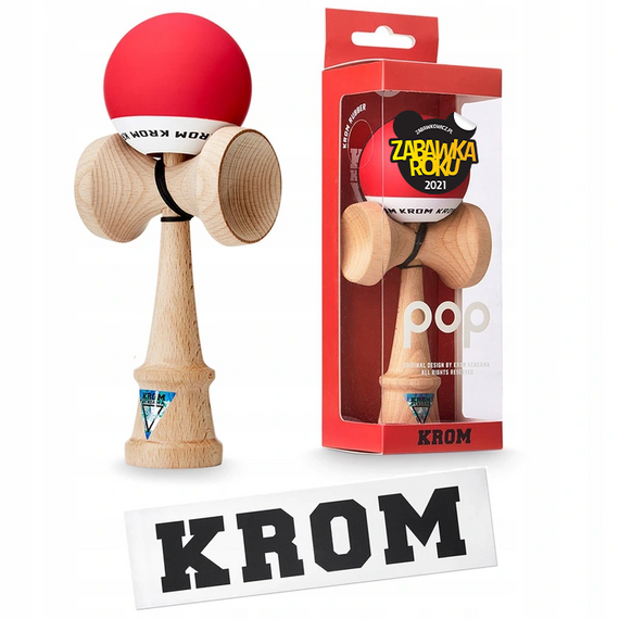Kendama Krom POP Czerwony