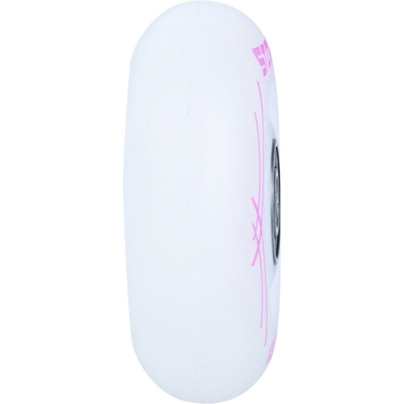 Świecące kółka z łożyskami do rolek Story Inline Skates Wheels Różowy LED 64 mm (8 szt.)