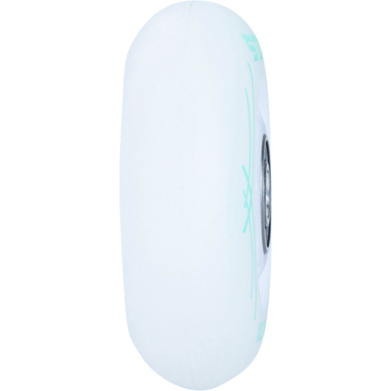 Świecące kółka z łożyskami do rolek Story Inline Skates Wheels Miętowy LED 64 mm (8 szt.)