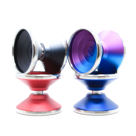 Yoyo Metalowe dla Zaawansowanych YoYoFactory BiMetal Czarno-srebrne