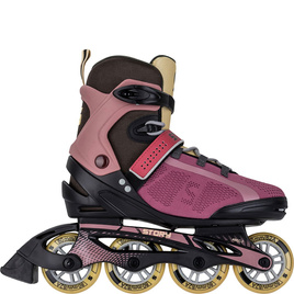 Rolki rekreacyjne Inline STORY Union Burgundowy