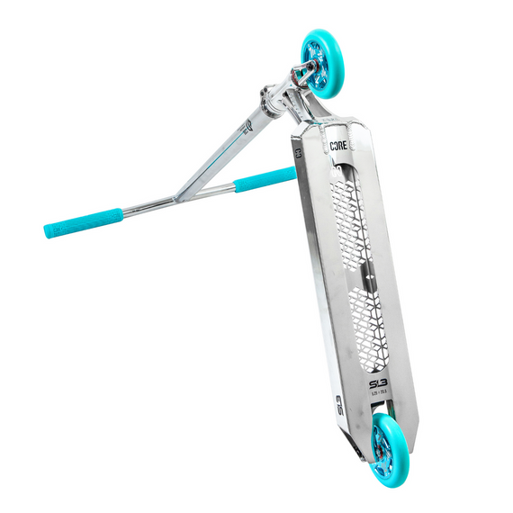 Hulajnoga Wyczynowa CORE SL3 Complete Stunt Scooter Chrome Teal wys. 92,5 cm