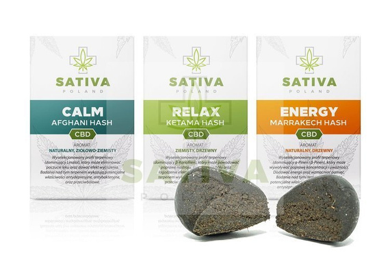 Haszysz CALM Afghani CBD Hash 1g 17% CBD