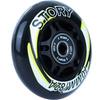 Kółka z łożyskami do rolek Story Inline Skates Wheels Czarno-Żółty 64 mm (8 szt.)