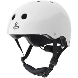 Kask dla dzieci Triple Eight Lil 8 Dual Certified Helmet EPS Liner JR Biały