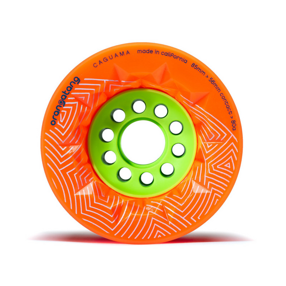 Koła do longboardu Orangatang Caguama Wheels Pomarańczowy 85 mm 80A