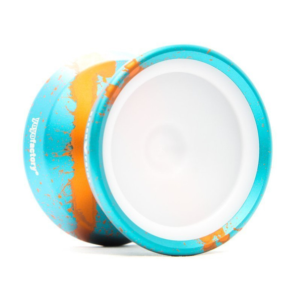 Yoyo Metalowe Yoyo CzechPoint Pivot - Aqua Orange White