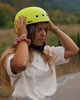 Kask Na Deskorolkę Hulajnogę NKX Brain Saver Limonkowy