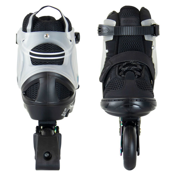 Rolki regulowane Story Motion Adjustable Inline Skates Tęczowo-Czarny