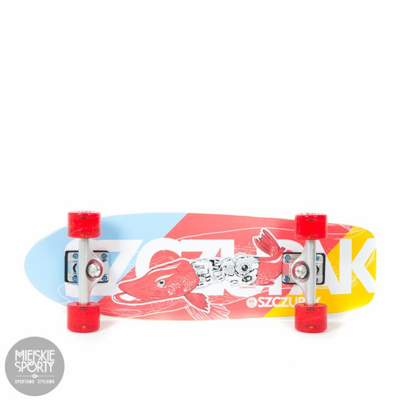 Shortboard Fish Skateboards Szczupak Red
