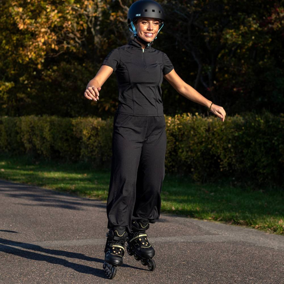 Kask Na Deskorolkę Hulajnogę NKX Brain Saver Czarno-Niebieski M