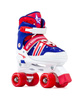 Wrotki regulowane dla dzieci SFR Spectra Adjustable Children's Quad Skates Niebiesko-Czerwony