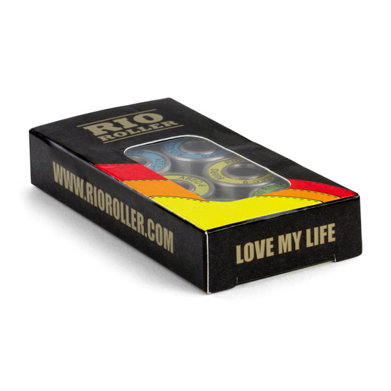 Łożyska do wrotek i rolek Rio Roller Bearing Pack ABEC-9 Multicolor (16 szt.)