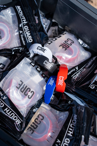 Ochraniacz na zęby CORE Protection Mouth Guard Gum Shield Niebieski 