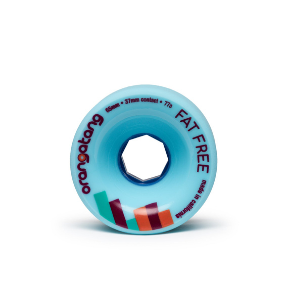 Koła do longboardu Orangatang Fat Free Wheels Niebieski 65 mm 77A