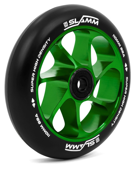 Koło do Hulajnogi Slamm Team Wheel Czarno-Zielony 110 mm (1 szt.)