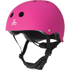 Kask dla dzieci Triple Eight Lil 8 Dual Certified Helmet EPS Liner JR Różowy Mat