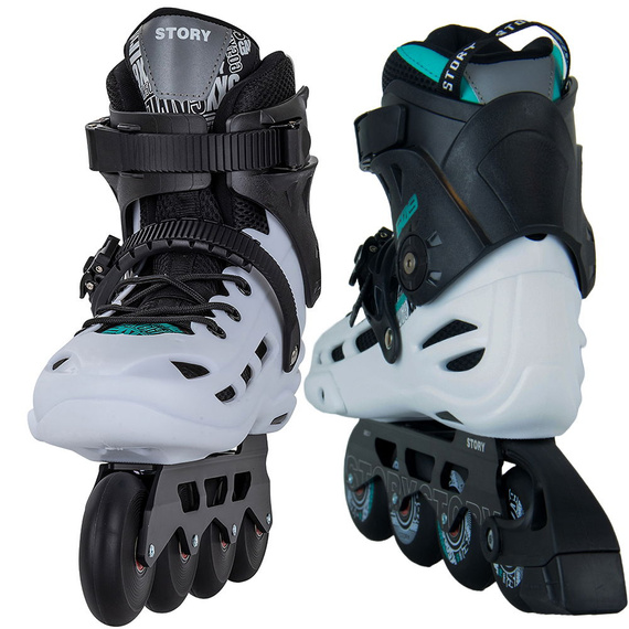 Rolki Story Demon Inline Skates Czarno-Biały 