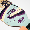 Longboard CHILLAX CADDY Drop-thru PURPLE 104 cm + T-tool