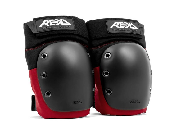 Ochraniacze REKD Ramp Knee Pads L Czarno Czerwony