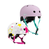 Kask regulowany dla dzieci SFR Adjustable Kids Helmet Różowo-Zielony