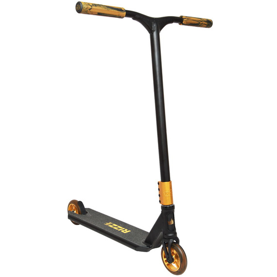 Hulajnoga Wyczynowa NKD RIZZ Stunt Scooter Czarno-Złoty 88 cm