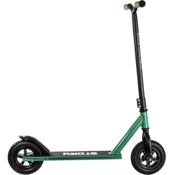 Hulajnoga Terenowa z dużymi pompowanymi kołami Story All Terrains Dirt Zielony 88 cm