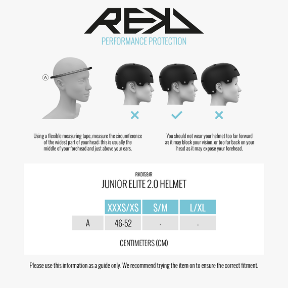 Kask Rekd JUNIOR ELITE 2.0 XXXS/XS Czarny
