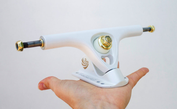 Trucki do longboardu Paris V3 180 mm 50° Longboard Trucks Pearl White
