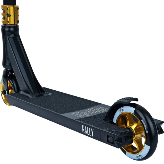 Hulajnoga Wyczynowa NKD Rally V4 XS Czarno-Złota wys. 73 cm