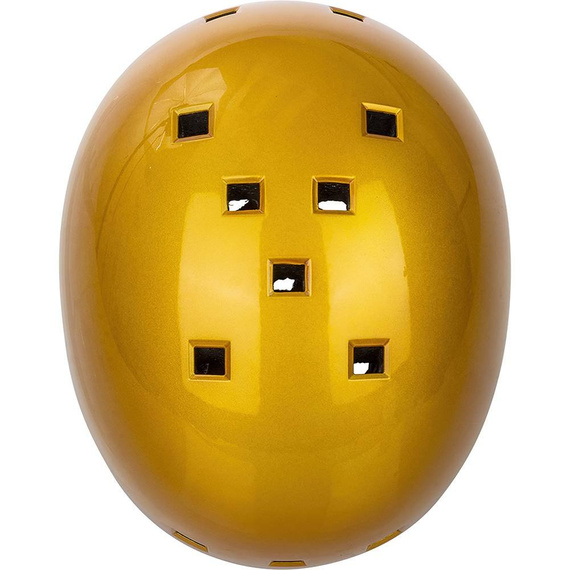 Kask Na Deskorolkę Hulajnogę NKX Brain Saver Błyszczący Złoty 