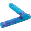 Gripy Rączki do Hulajnogi Wyczynowej NKD Park Stunt Scooter Grips Niebiesko-Fioletowy 165 mm