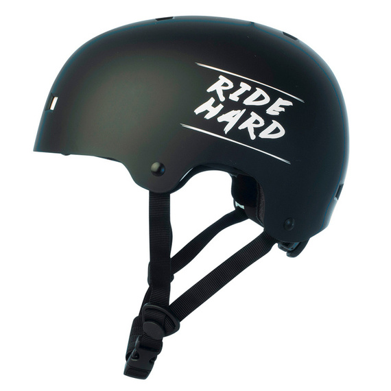 Kask Na Deskorolkę Hulajnogę NKX Brain Saver Czarny Ride Hard S