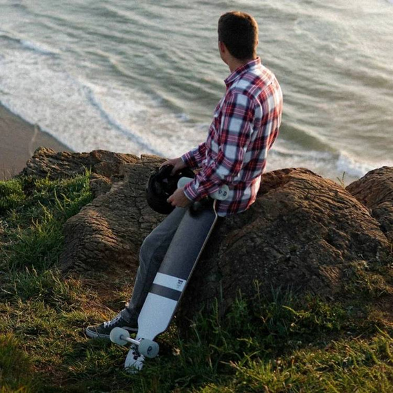 Longboard Drop-Thru dla Początkujących NKX Canadiens Olive Longboard 38.58"