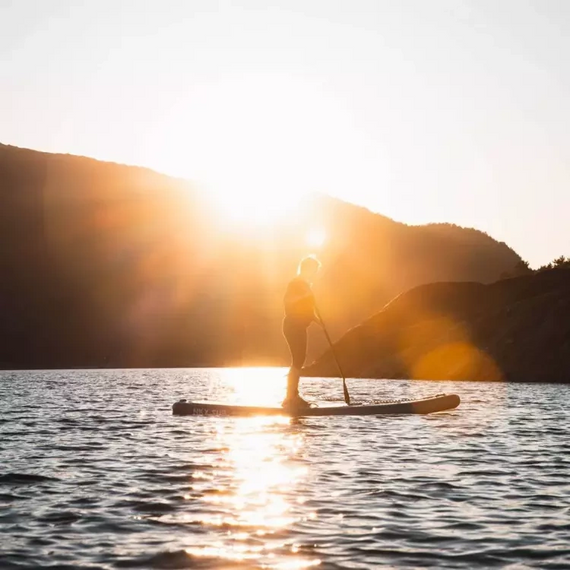 Deska turystyczna SUP pompowana pneumatyczna NKX Windsurf Czerwono-Czarny 9'0