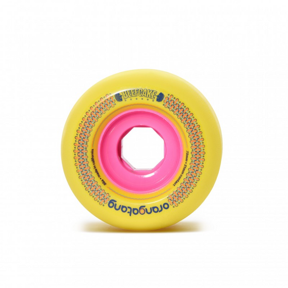 Koła do longboardu Orangatang Beefcake Wheels Żółty 73 mm 86A