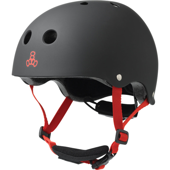 Kask dla dzieci Triple Eight Lil 8 Dual Certified Helmet EPS Liner JR Czarny Mat 