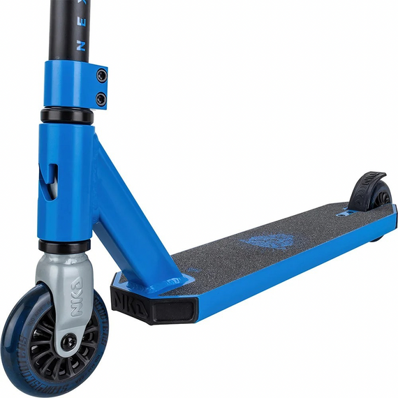 Hulajnoga Wyczynowa Aluminiowa Lekka dla młodych riderów NKD Next Generation Raw Blue wys. 79,4 cm