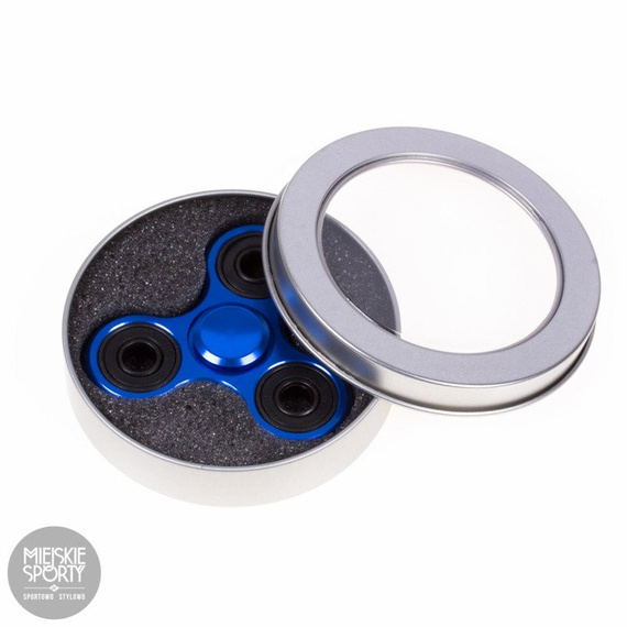 Fidget Spinner Metalowy Niebieski