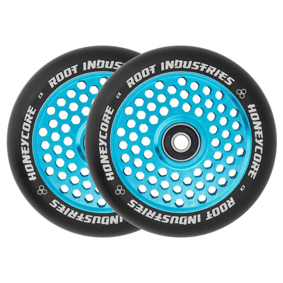 Koła do Hulajnogi Root Industries Honeycore Black Pro Scooter Wheels 2-Pack Niebieski 120 mm (2 szt.)