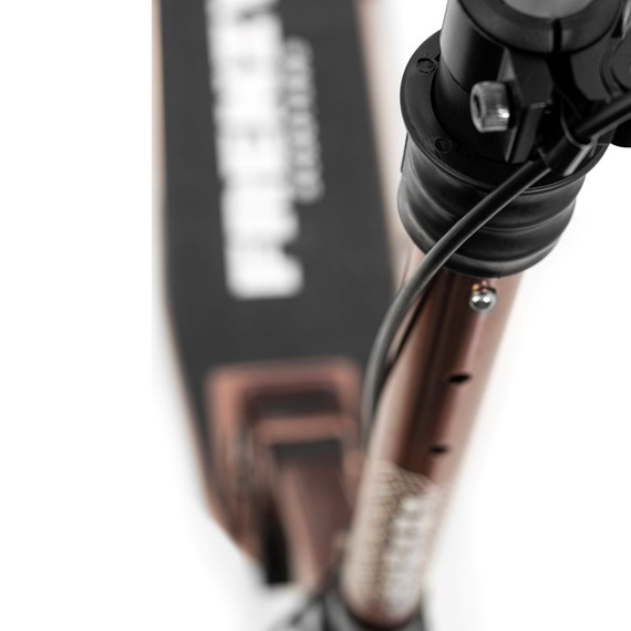 Hulajnoga Miejska Rekreacyjna Frenzy 205 mm Dual Brake V4 Recreational Scooter Brązowy 