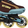 Rolki rekreacyjne Inline STORY Union Brązowo-NIebieskie