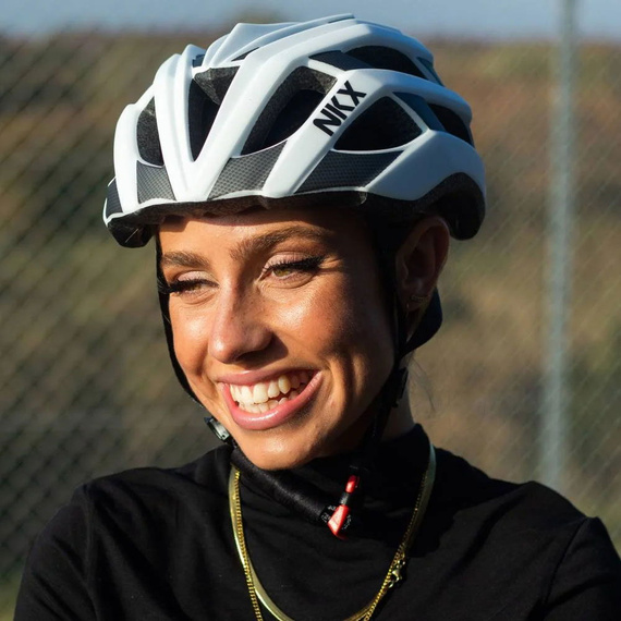 Kask Rowerowy NKX Racer Pro Biały