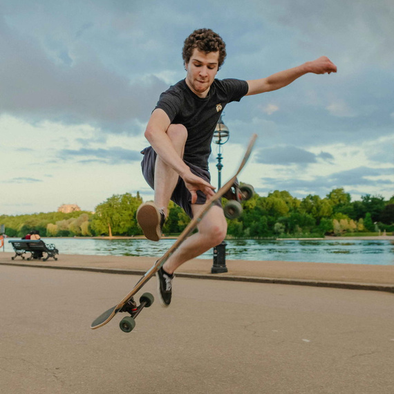 Longboard do Dancingu NKX Superior Dancing Longboard Czarno-Złoty 48.5" 