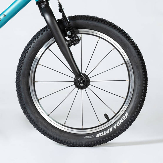 Superlekki rower dla dzieci KUbikes 16S Czarno-Czerwony