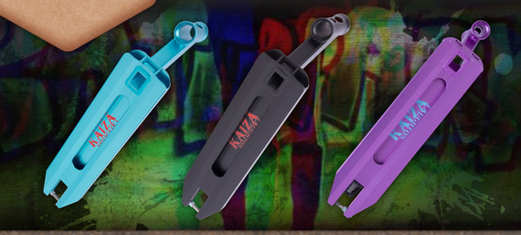 Deck Podest do Hulajnogi Wyczynowej Longway S-Line Kaiza Pro Scooter Deck Fioletowy 480 mm