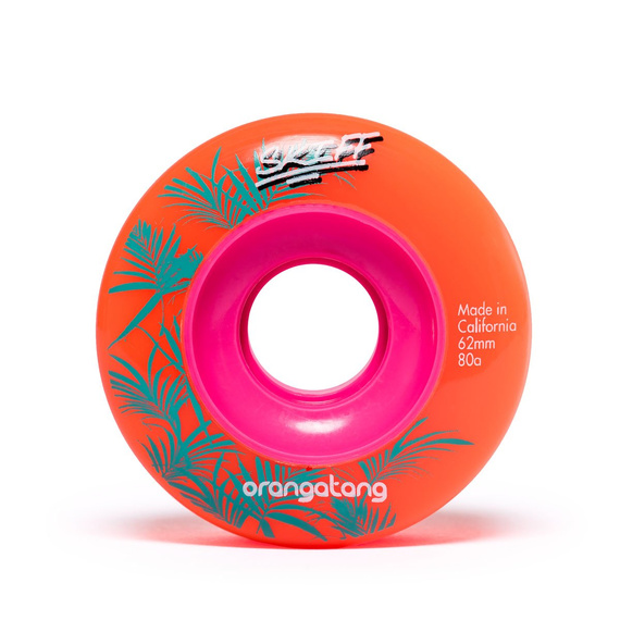 Koła Orangatang Skiff Wheels Pomarańczowy 62 mm 80A